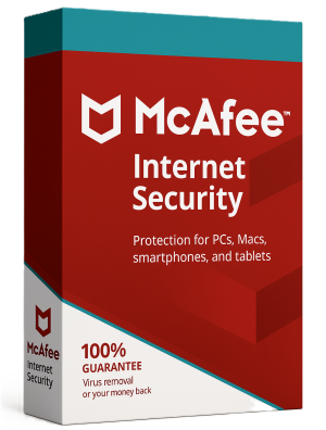 McAfee Internet Security 10 Dispositivi 1 Anno