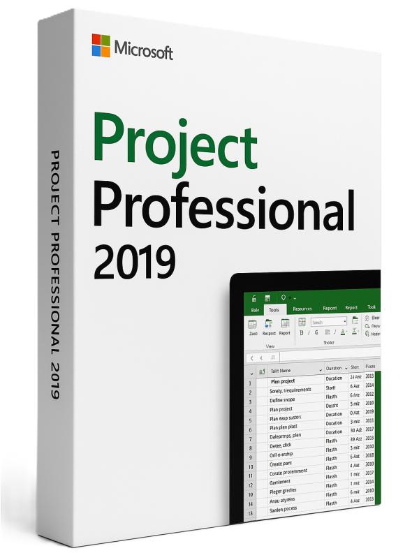 Microsoft Project Professional 2019 Windows