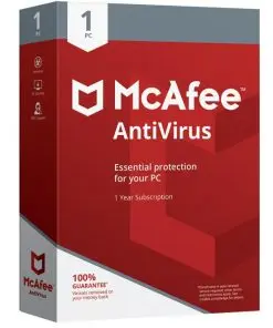 McAfee Antivirus 1 Dispositivo 1 Anno