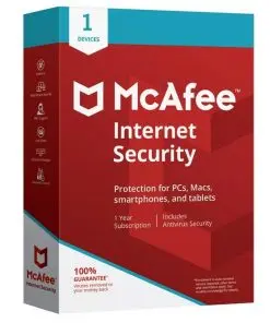 McAfee Internet Security 1 Dispositivo 1 Anno