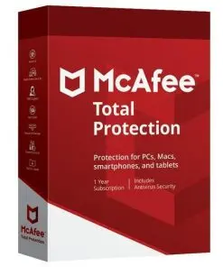 McAfee Total Protection 10 Dispositivi 1 Anno