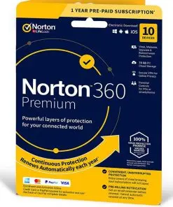 Norton 360 Deluxe + 50 GB Cloud 10 Utenti 1 Anno