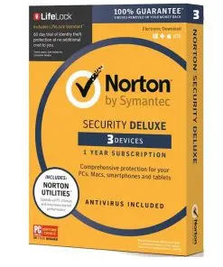 Norton Security Deluxe 3 Dispositivi 1 Anno