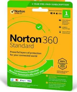 Norton 360 Standard + 10 GB Cloud 1 Utente 1 Anno