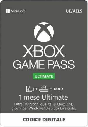 Xbox Game Pass Ultimate – 1 Mese EU - Xbox live - Non cumulabile - Nuovo Account